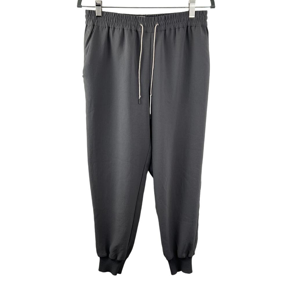 WILFRED Buffon Jogger Pants Gray Pockets Elastic Waist Pull-On Size Medium M